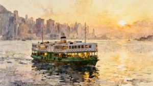 Atmospheric_watercolor_painting_of_Victoria_Harbour_Hong_Kong_in_the_1970s