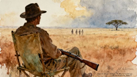 Ernest Hemingway Savana at dawn