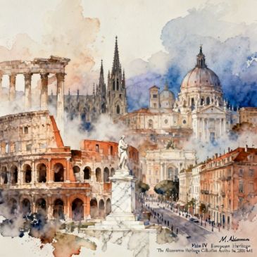 European Heritage - Civilizations Layered in One Panorama