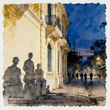 A_detailed_watercolour_painting_of_1950s_Saigon_at_twilight