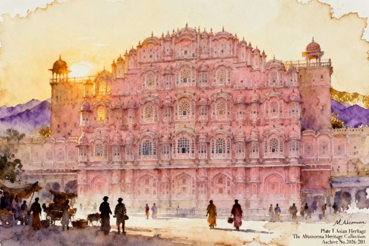 Watercolor_oil_painting_of_Jaipur_s_iconic_Hawa_Mahal_Palace